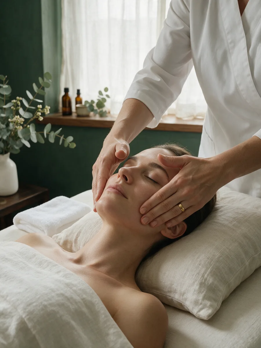 Sculptural facial massage